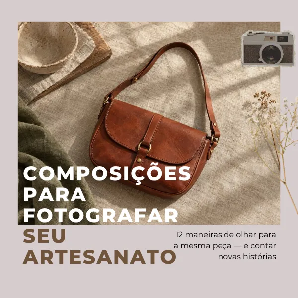 Fotografar peças artesanais