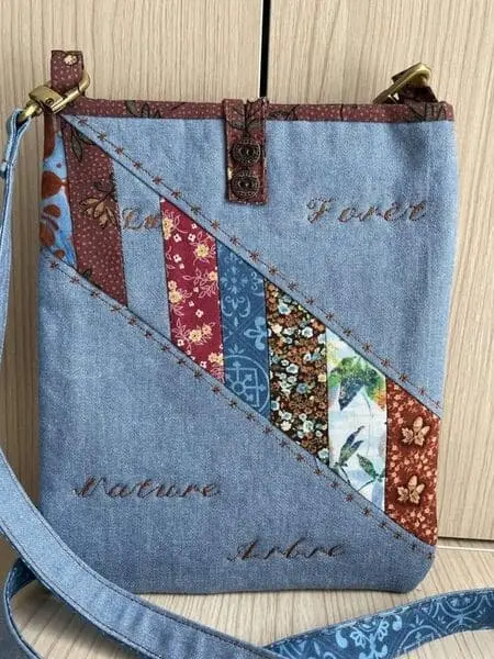 BOLSA DE TECIDO COM RETALHOS 6