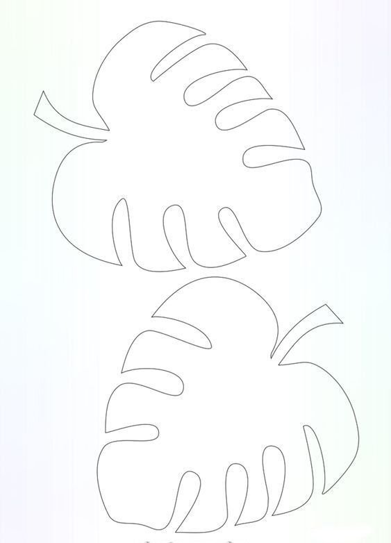 FLORES: DESENHOS PARA IMPRIMIR 19 risco de folhas desenhos para imprimir