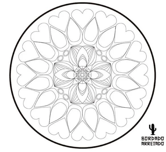 Riscos de bordados mandala