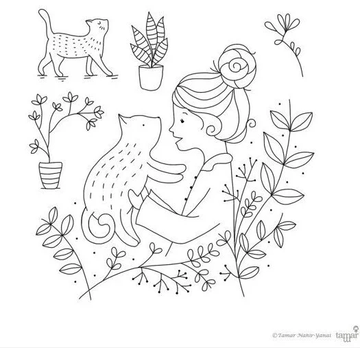 Bastidor bordado, com bordado a mão