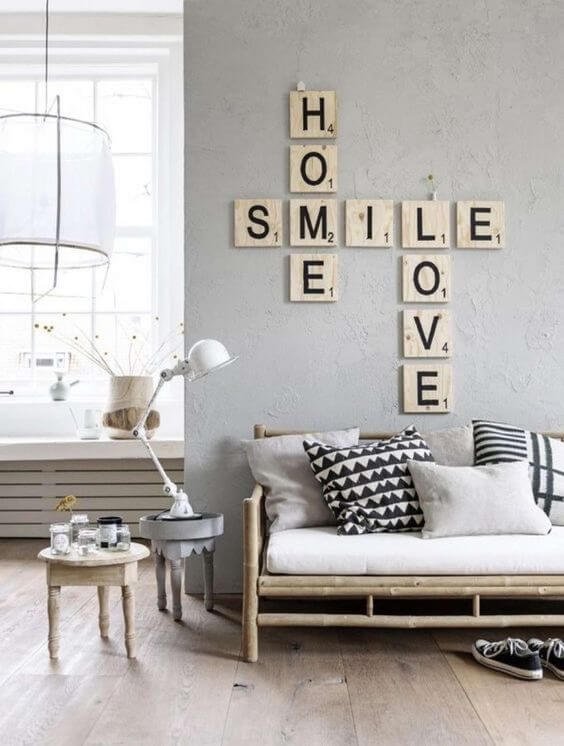 LETRAS DECORATIVAS - FAÇA VOCÊ MESMO 9 Letras decorativas