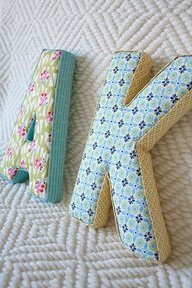 LETRAS DECORATIVAS - FAÇA VOCÊ MESMO 11 Letras decorativas