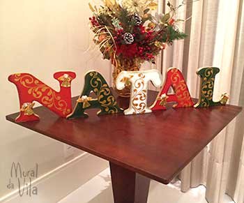 LETRAS DECORATIVAS - FAÇA VOCÊ MESMO 8 Letras decorativas