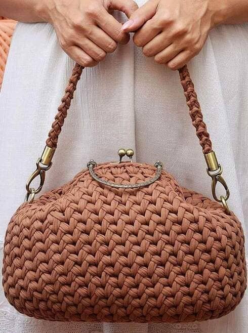 BOLSAS DE CROCHÊ - MAIS DE 20 MODELOS PARA VOCÊ SE INSPIRAR 12 bolsa de crochê