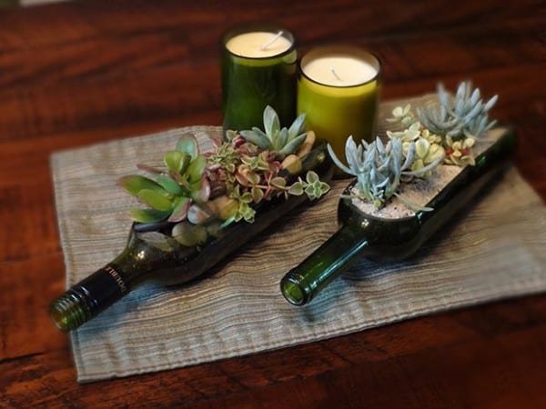 8 IDEIAS DE DECORAÇÃO COM GARRAFAS 2