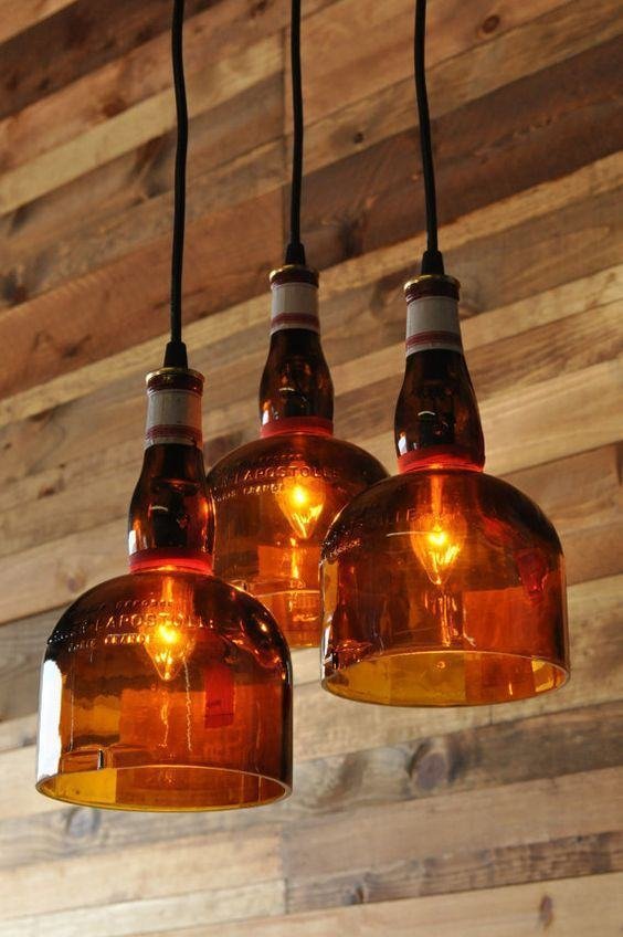8 IDEIAS DE DECORAÇÃO COM GARRAFAS 8