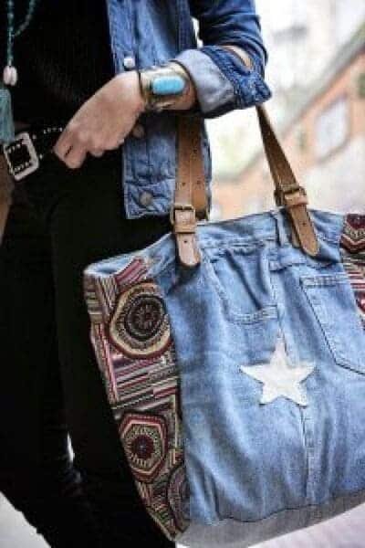 IDÉIAS FÁCEIS COM RETALHOS DE JEANS 18 retalhos de jeans