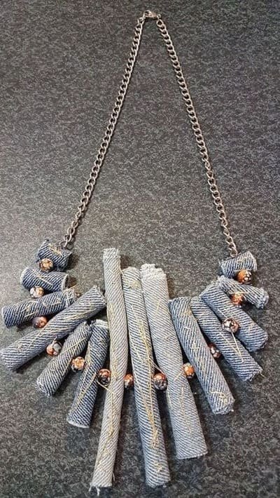 IDÉIAS FÁCEIS COM RETALHOS DE JEANS 15 Retalhos de jeans