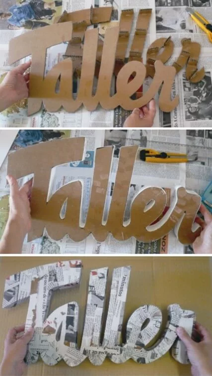 LETRAS DECORATIVAS - FAÇA VOCÊ MESMO 28