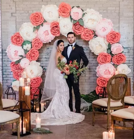 DECORAÇÃO COM FLORES 9