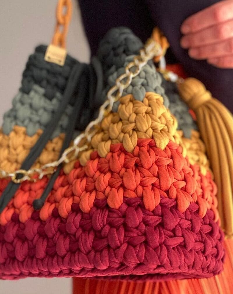 BOLSAS DE CROCHÊ - MAIS DE 20 MODELOS PARA VOCÊ SE INSPIRAR 24