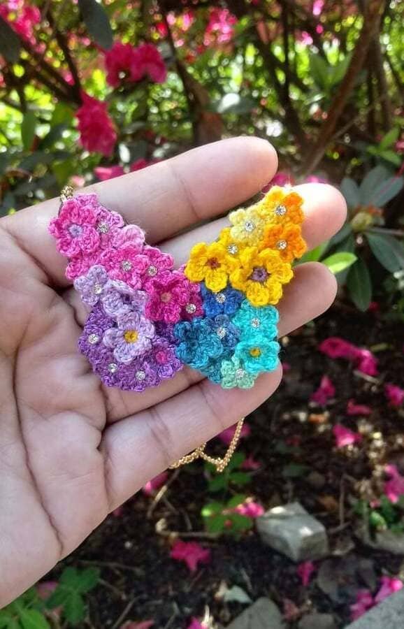 A DELICADEZA DO CROCHÊ NO DIA DAS MÃES 12 Crochê no dia das mães