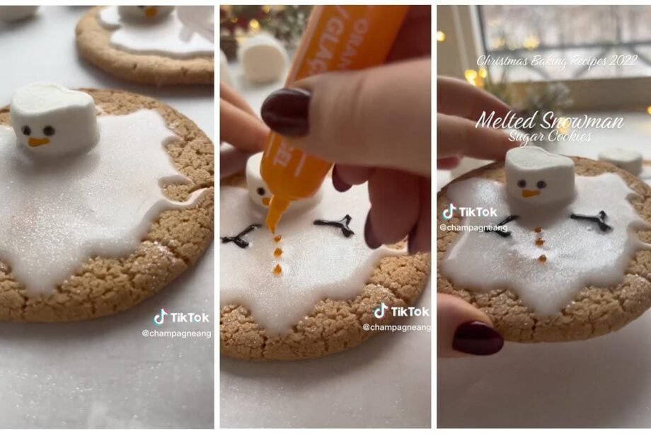 BISCOITOS DE BONECO DE NEVE DERRETIDOS 9