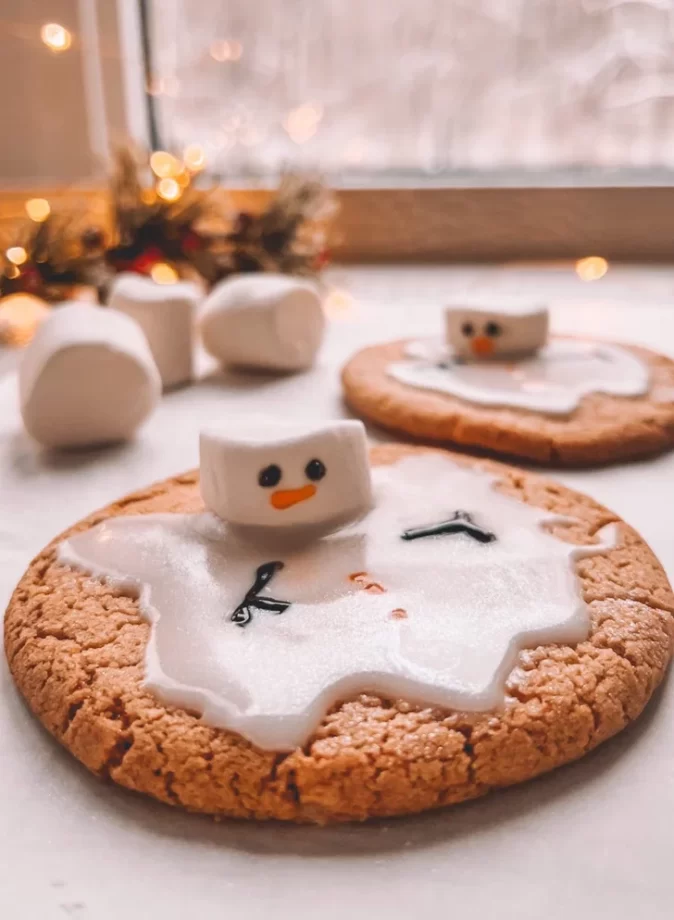 BISCOITOS DE BONECO DE NEVE DERRETIDOS 8