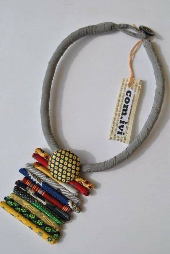 COMO FAZER COLAR DE TECIDO 8 colar de tecido feminino