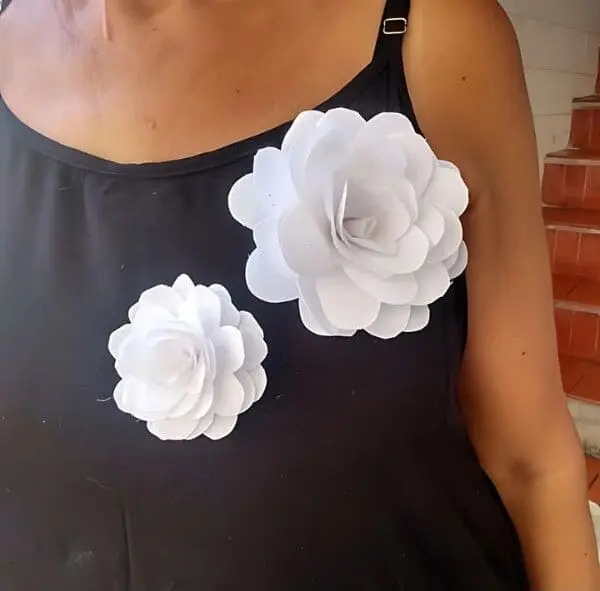 FLORES GIGANTES DE EVA E TECIDO 19
