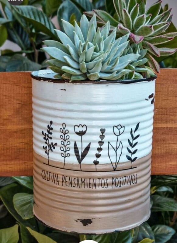 DECORAÇÃO COM LATAS - IDEIAS INCRÍVEIS 5