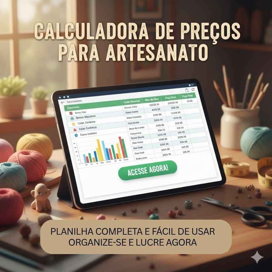 Calculadora de preços para artesanato