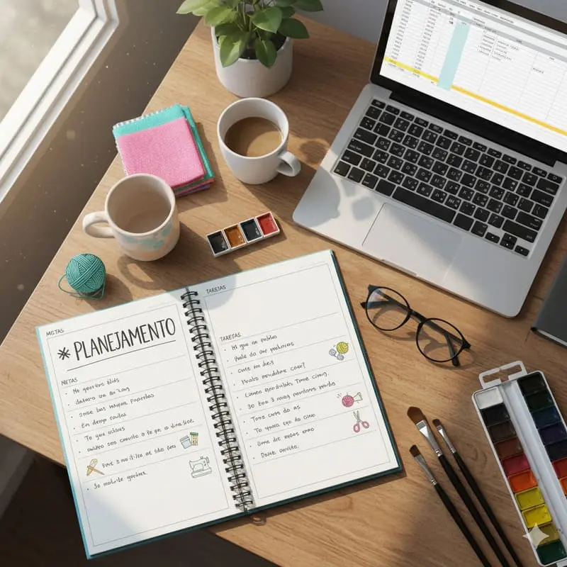 Planejamento para artesãs